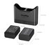 SmallRig Kit di ricarica DUAL per Sony NP-FW50 con 2 Batterie Incluse