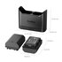 SmallRig Kit di ricarica DUAL per Sony NP-FZ100 con 2 Batterie Incluse