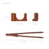 SmallRig Kit Mezza custodia in pelle Marrone per Lumix L10