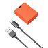 SmallRig NP-W126S arancione con porta USB-C