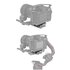 SmallRig Piastra a sgancio rapido Arca-Type estesa per DJI RS 2 / RSC 2 / RS 3 / RS 3 Pro / RS 4 / RS 4