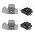 SmallRig Piastra di base universale LWS con doppio morsetto per asta da 15mm