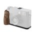 SmallRig Piastra di montaggio a L con impugnatura in legno per FUJIFILM X half Nero
