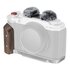 SmallRig Piastra di montaggio a L con impugnatura in legno per FUJIFILM X-M5 Argento