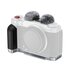 SmallRig Piastra di montaggio a L con impugnatura in silicone per FUJIFILM X-M5 Silver