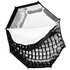 SmallRig LA-O90 Softbox ottagonale a chiusura rapida 90cm con griglia a nido d'ape