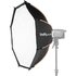 SmallRig LA-O90 Softbox ottagonale a chiusura rapida 90cm con griglia a nido d'ape