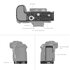 SmallRig Staffa a L per Canon EOS R6 Mark III / R6 Mark II / EOS R5 / EOS R5 C / EOS R6