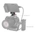 SmallRig Supporto per monitor girevole e inclinabile regolabile con attacco a morsetto NATO