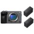 FX5 Cinema Camera + 2x Batterie NP-SA100 2670 mAh