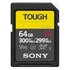 Sony 64GB SDXC Tough UHS II U3 R300MB/s W299MB/s 4k V90 IPX68