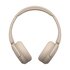 Sony WH-CH520 Auricolare Wireless A Padiglione Musica e Chiamate USB tipo-C Bluetooth Base di ricarica Crema