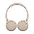 Sony WH-CH520 Auricolare Wireless A Padiglione Musica e Chiamate USB tipo-C Bluetooth Base di ricarica Crema
