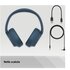 Sony WH-CH720 Auricolare Con cavo e senza cavo A Padiglione Musica e Chiamate USB tipo-C Bluetooth Blu