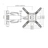 SOPAR 23117 supporto da parete per tv a schermo piatto 127 cm (50