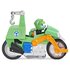 Spin Master PAW Patrol veicolo Moto Pups di Rocky motocicletta con motore a retrocarica e personaggio, per bambini dai 3 anni in su