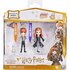 Spin Master Wizarding World Set Amicizia Ron e Ginny Weasley con mascotte, bambole articolate 7.5cm