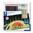 Staedtler 149C Pastello Colorato Blu, Verde, Magenta, Arancione, Pesca, Rosso, Bianco, Giallo 12 pz