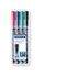 Staedtler 317 WP4 Marcatore permanente Multi 4 pezzi