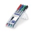 Staedtler 318 WP4 Marcatore permanente Multi Punta sottile 4 pezzi
