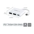 STARTECH Adattatore Multifunzione USB-C a HDMI 4k con Power Delivery e porta USB-A - Bianco