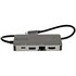 STARTECH Adattatore multiporta USB-C a HDMI 4K 30 Hz o VGA 1080p - Convertitore USB C con HUB USB a 3 porte e 100W Power Delivery - GbE - Cavo integrato da 12 cm