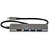 STARTECH Adattatore Multiporta USB-C - Mini Docking station da USB-C a HDMI 4K 60Hz (HDR10) con Pass-Through Power Delivery 100W - Hub 4 Porte USB 3.0 - Mini Dock USB Type-C - Cavo integrato da 30 cm