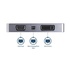 STARTECH Adattatore Multiporta Video USB-C 4 in 1 in Alluminio - 4K 60Hz - Grigio Siderale