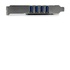 STARTECH Adattatore scheda SuperSpeed 4x USB 3.0