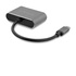 STARTECH Adattatore USB-C a VGA + HDMI 2 in 1 4K 30Hz Grigio