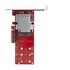 STARTECH Adattatore X8 per due unit&agrave; SSD PCIe M.2 - PCIe 3.0