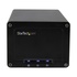 STARTECH BOX Esterno a doppio alloggiamento Disco rigido da 2,5