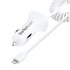 STARTECH CARICATORE DA AUTO BIANCO 2XUSB