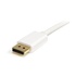 STARTECH Cavo adattatore Mini DisplayPort 1.2 a DisplayPort 4k bianco da 2m - M/M
