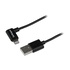 STARTECH Cavo connettore ad angolo lightning a 8 pin Apple a USB nero da 2 m per iPhone/iPod/iPad