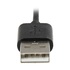 STARTECH Cavo connettore ad angolo lightning a 8 pin Apple a USB nero da 2 m per iPhone/iPod/iPad