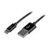 STARTECH Cavo connettore lightning a 8 pin Apple nero a USB da 1m per iPhone / iPod / iPad