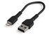 STARTECH Cavo da USB-A a Lightning da 15cm Nero