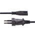 STARTECH Cavo di Alimentazione CA da 2m, Spina EuroPlug a C7, 2.5A-250V, 18AWG, Cavo Elettrico di Ricambio con spina italiana per Notebook / Stampanti/Monitor/Laptop, Cavo alimentazione bipolare