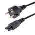 STARTECH Cavo di Alimentazione CA da 3m, da Spina Schuko a C5 2.5A-250V, 18AWG, Cavo Elettrico di Ricambio per Alimentatori di Notebook, Monitor e Stampanti, Cavo di Alimentazione a Trifoglio