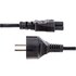 STARTECH Cavo di Alimentazione CA da 3m, da Spina Schuko a C5 2.5A-250V, 18AWG, Cavo Elettrico di Ricambio per Alimentatori di Notebook, Monitor e Stampanti, Cavo di Alimentazione a Trifoglio