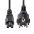 STARTECH Cavo di Alimentazione CA da 3m, da Spina Schuko a C5 2.5A-250V, 18AWG, Cavo Elettrico di Ricambio per Alimentatori di Notebook, Monitor e Stampanti, Cavo di Alimentazione a Trifoglio