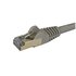 STARTECH Cavo di Rete Ethernet Cat6a - Cavo Schermato STP da 1m - Grigio