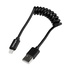 STARTECH Cavo Lightning a 8 pin Apple nero a USB a spirale da 30 cm