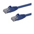 STARTECH Cavo patch CAT6 1,5 m - Filo di rame al 100% - Connettore antistrappo - Blu