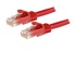 STARTECH Cavo patch CAT6 1,5 m - Filo di rame al 100% - Connettore antistrappo - Rosso