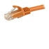 STARTECH Cavo patch CAT6 da 7,5 m - Filo di rame al 100% - Connettore antistrappo - Arancione