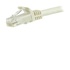 STARTECH Cavo patch CAT6 da 7,5 m - Filo di rame al 100% - Connettore antistrappo - Bianco