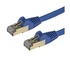 STARTECH Cavo patch CAT6a da 1,5 m - Schermato (STP) - Filo di rame al 100% - Connettore antistrappo - Blu