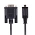 STARTECH Cavo Seriale Null Modem RS232 da 3 m - Cavo Seriale Crossover con Schermatura in Alluminio - Cavo COM Connettore DB9 da Femmina a Maschio - Compatibile con Dispositivi DTE - Nero